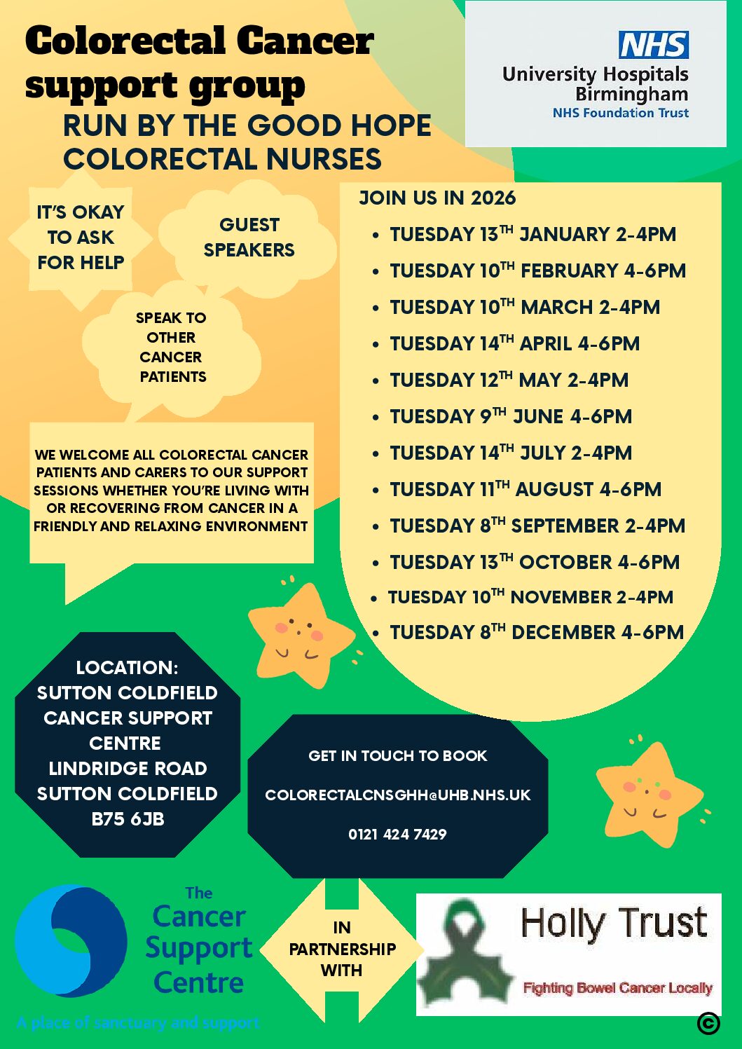 Sutton Coldfield Colorectal Cancer Support Group